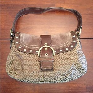 NWOT Vintage Coach Signature Soho Bag